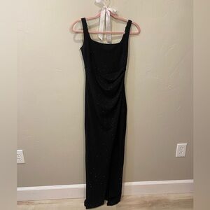 windsor black sparkly formal dress